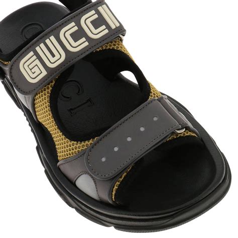 pair of men's gucci sandals|men Gucci sandals discount.